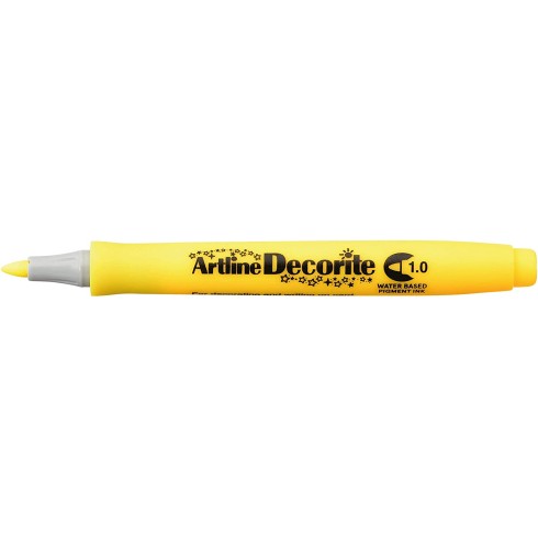 Marker Artline Decorite Bullet Giallo 12 pz.