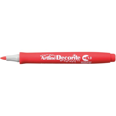 Marker Artline Decorite Bullet Rosso 12 pz.