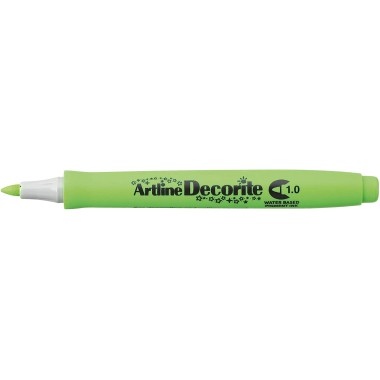 Marker Artline Decorite Bullet Verde Chiaro 12 pz.