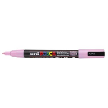 Marker Uni Posca Fine PC3 M Rosa Chiaro  6 pz.