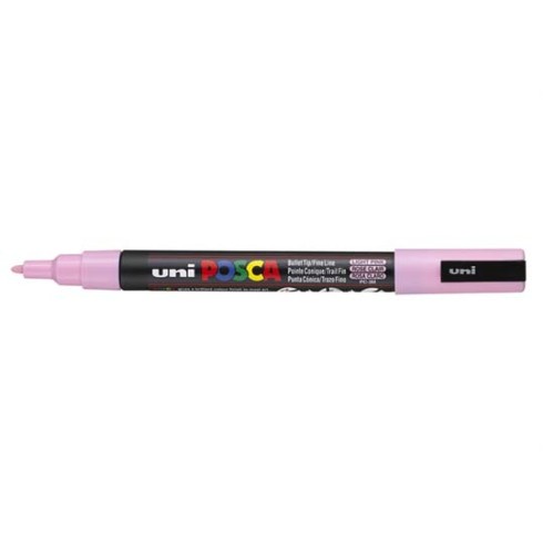 Marker Uni Posca Fine PC3 M Rosa Chiaro  6 pz.