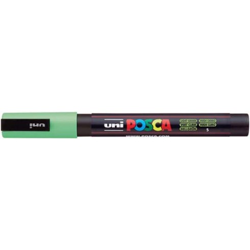 Marker Uni Posca Fine PC3 M Verde Chiaro  6 pz.