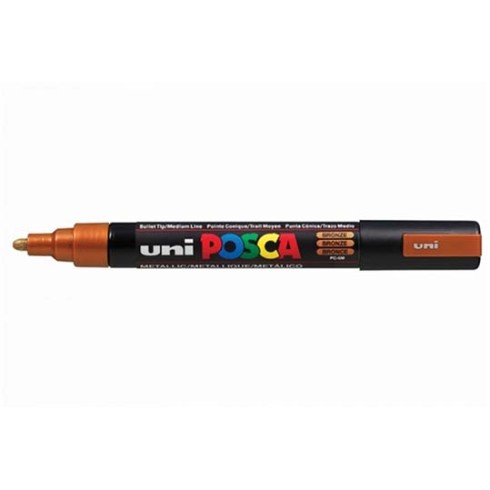 Marker Uni Posca Media PC5 M Bronzo 6 pz.