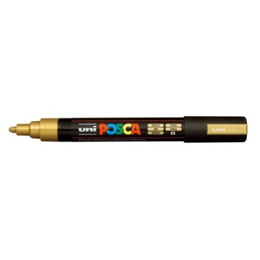 Marker Uni Posca Media PC5 M Oro 6 pz.