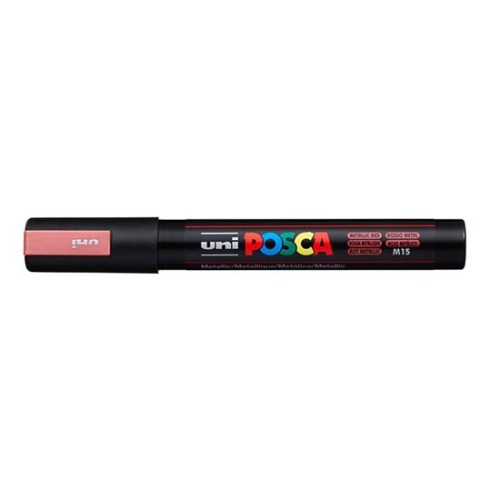 Marker Uni Posca Media PC5 M Rosso Metal 6 pz.