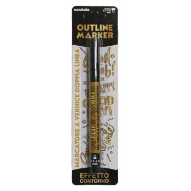 Marker Vernice BiColor 0.7 Oro-Nero