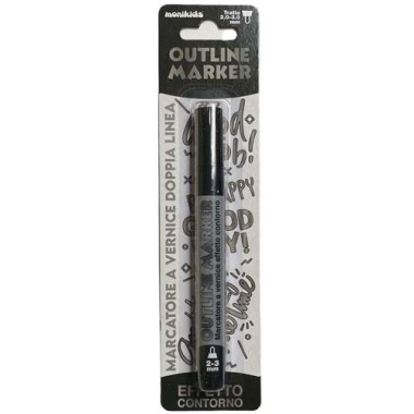 Marker Vernice BiColor 2.0 Silver-Nero