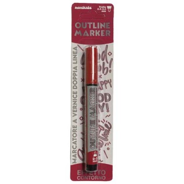 Marker Vernice BiColor 2.0 Silver-Rosso