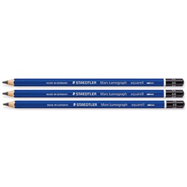 Matite Staedtler Lumograph Aquarell 4B 12 pz.