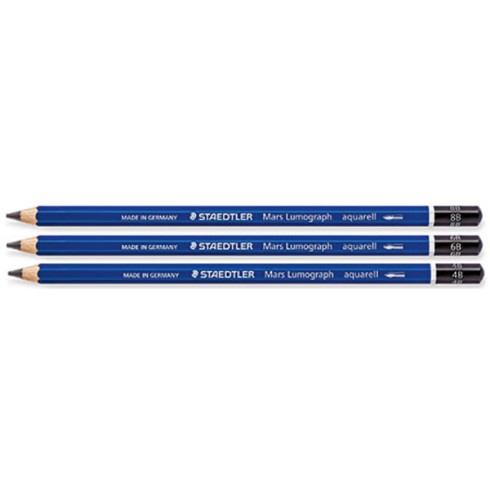 Matite Staedtler Lumograph Aquarell 4B 12 pz.