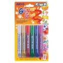 Colla Glitter CWR ml.10 Assortiti  6 pz.