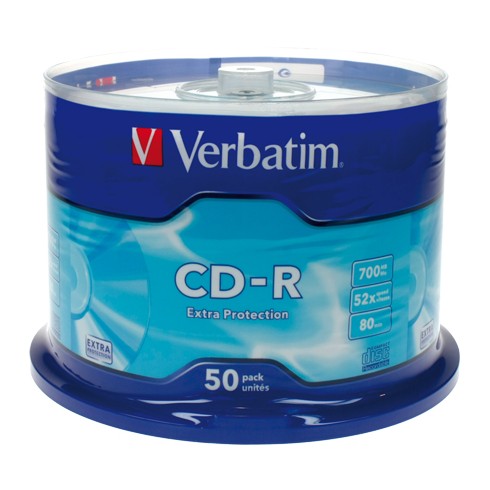 CD-R 700 MB 80 min. 50 pz. Torre