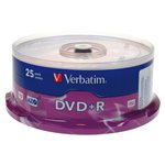 DVD+R  4.7 Gb 120 m. a 25 pz.TX