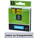 Nastro Dymo D1 409100  9x7 Nero/Trasp.