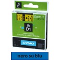 Nastro Dymo D1 409160  9x7 Nero/Blu