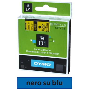 Nastro Dymo D1 409160  9x7 Nero/Blu