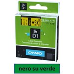 Nastro Dymo D1 409190  9x7 Nero/Verde