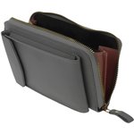 TF Phone Bag in PU con tracollina Grigio