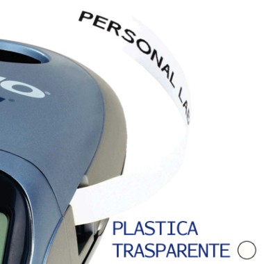 Nastro Dymo Letratag Plastic Trasparente