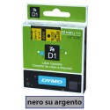 Nastro Dymo D1 450220 12x7 Nero/Argento