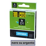 Nastro Dymo D1 450220 12x7 Nero/Argento