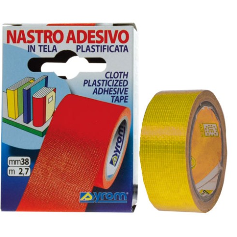 Nastro Adesivo tela Tesa 19x2.7 Giallo