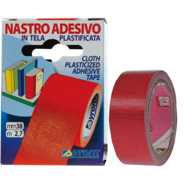 Nastro Adesivo tela Tesa 19x2.7 Rosso