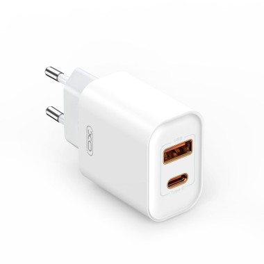 TF Caricatore XO a muro CE12 3.0 20W 1x USB 1x USB-C