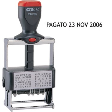 Timbri Colop Datario e Polinome Classic 2000WD