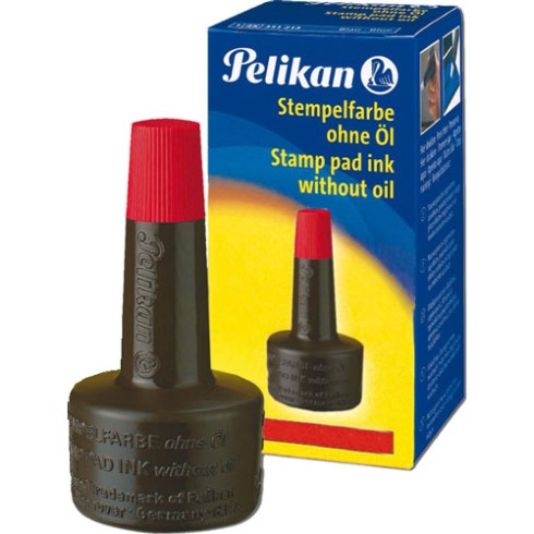 Inchiostro per timbri Pelikan 4 Rosso 30 ml.