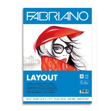 Blocchi Fabriano Layout A4 70 ff 75 Gr.