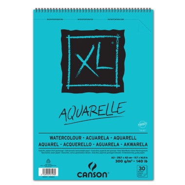 Blocchi Canson XL Acquarel A3 gr.300 30 ff.