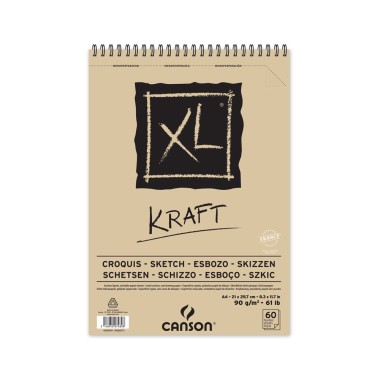 Blocchi Canson XL Kraft A4 gr.90 60 ff.