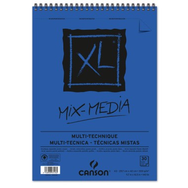 Blocchi Canson XL Mix Media A3 gr. 300  30 ff