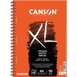 Blocchi Canson XL Avorio A4 120 fg. 90 g lato lungo