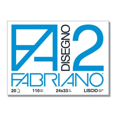 Album Disegno Fabriano F2 10 ff 24x34 Liscio