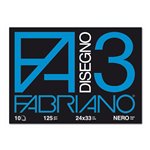 Album Disegno Fabriano F3 10 ff 24x33 Neri
