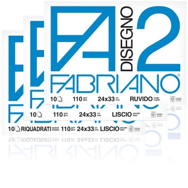 Album Disegno Fabriano F2 10 ff 24x34 5 mm