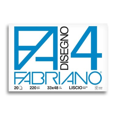 Blocchi Disegno Fabriano F4 20 ff 3348 Liscio