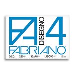 Blocchi Disegno Fabriano F4 20 ff 3348 Liscio