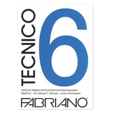 Blocchi Disegno Fabriano F6 20 ff 35x50 Ruvido