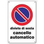 Targa 20x30 CC07 Cancello Automatico