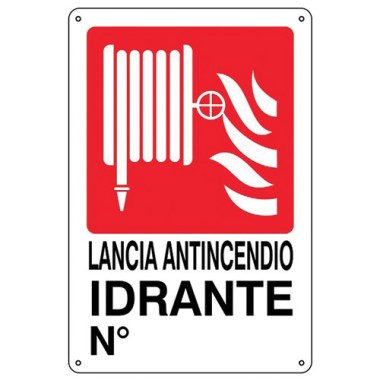 Targa 20x30 CC17 Postazione Idrante