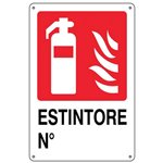 Targa 20x30 CC18 Postazione Estintore