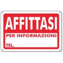Cartelli affissione PVC Affittasi