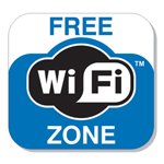 Targa 10x10 PV602 Adesivo WI-FI FreeZone