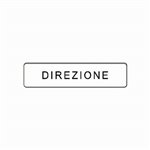 Segnali Adesivi 200X45 Alluminio Direzione