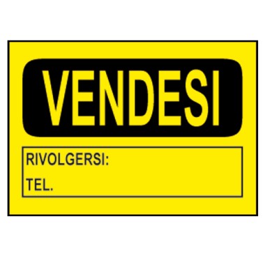 Cartelli affissione PPL Vendesi 23x33 5 pz.