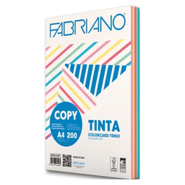 Carta Copy Tinta Tenui gr. 80 A4 250 ff  Assortita