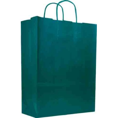 Shopper Monocolore Verde 36x12x41 25 pz.